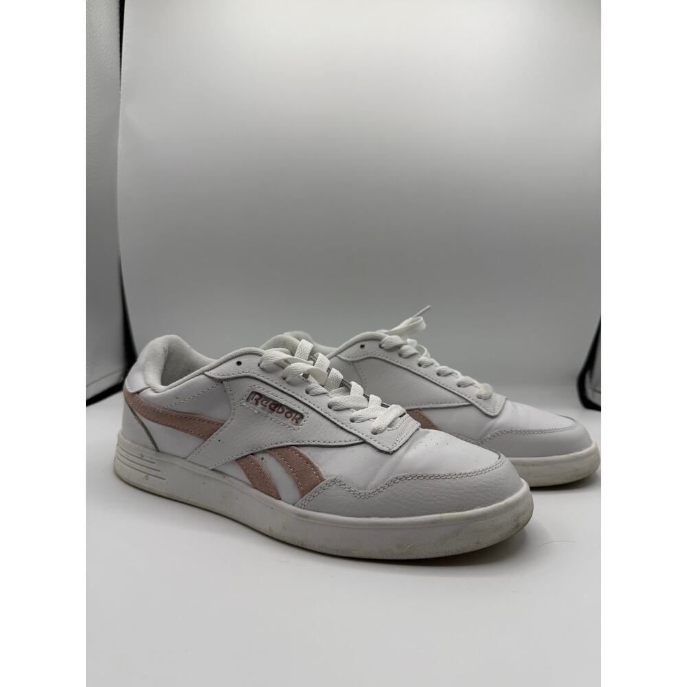 Reebok Club C 85 Sneakers | White & Pink Retro Trainers Women’s Sz 7